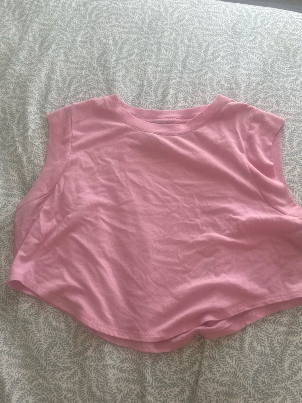 ALO Yoga Pink Cropped Tank